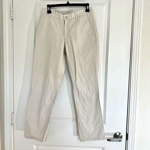 Bonobos Performance Pants Mens Size 29x30 Performance GOLF Tan Beige Zip Front